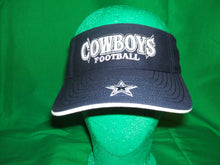 Load image into Gallery viewer, NFL Dallas Cowboys Reebok Visor -with adjustable back (color Navy Blue)