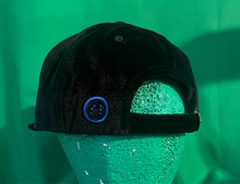 Load image into Gallery viewer, Black/ Royal Velour Golf Hat