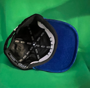 Black/ Royal Velour Golf Hat