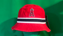 Load image into Gallery viewer, Los Angeles Angels '47 band Bucket Hat Red
