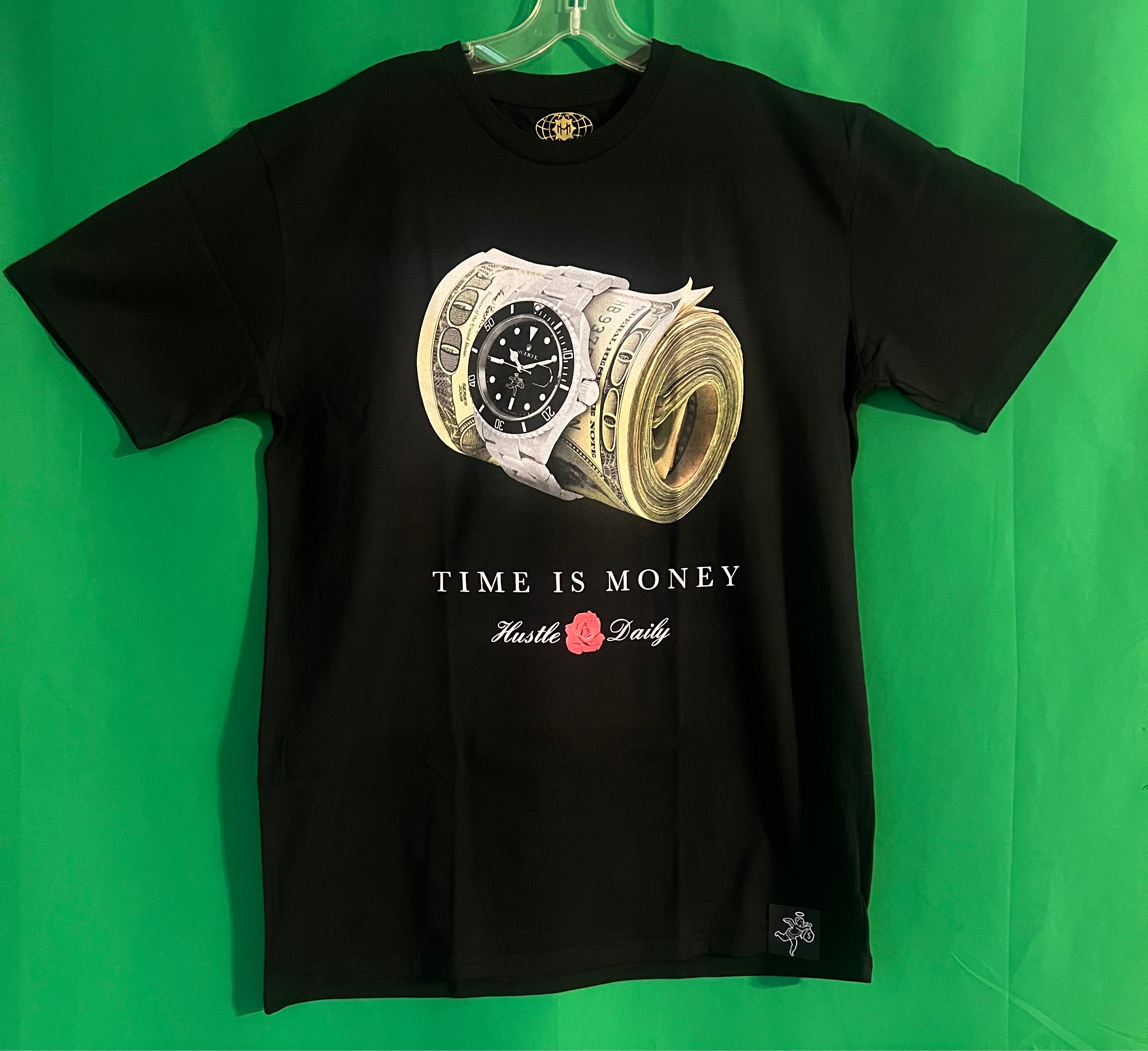 Hustle Daily-TIME IS MONEY 💵 T-Shirt – Napsac Shop