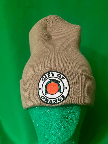 City of Orange 🍊 Custom embroidery Patch Beanie