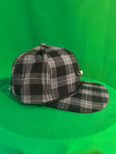 Load image into Gallery viewer, Black / Gray Plaid Golf Hat