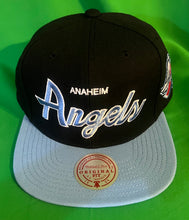 Load image into Gallery viewer, Mitchell &amp; Ness Men's MLB Evergreen Script Snapback Coop Angels Snapback Caps