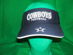 NFL Dallas Cowboys Reebok Visor -with adjustable back (color Navy Blue)