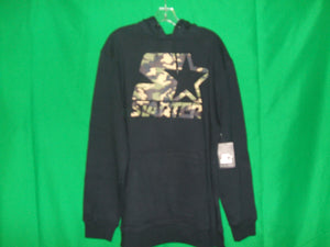 STARTER Brand Camo Pullover Hoodie sweatshirt ( color black)
