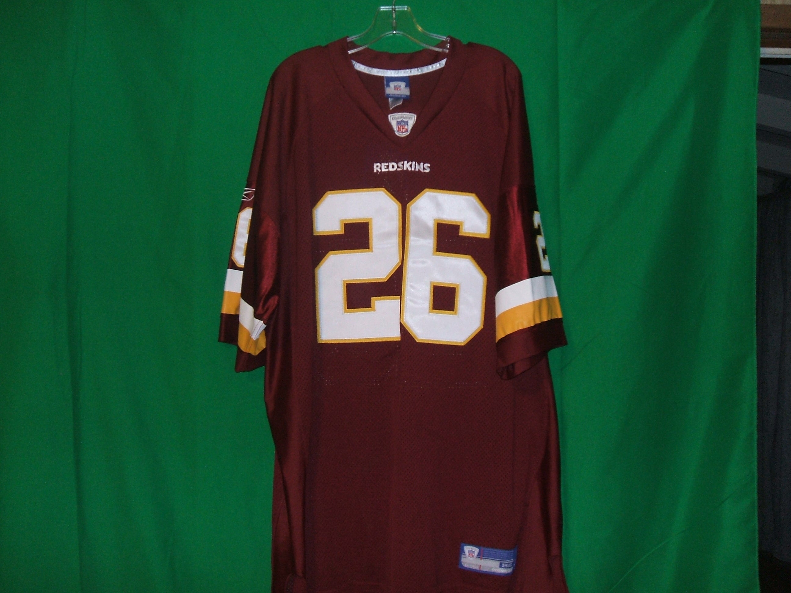 WASHINGTON REDSKINS LAVERANUES COLES REEBOK NFL FOOTBALL JERSEY ADULT LARGE  – The Felt Fanatic