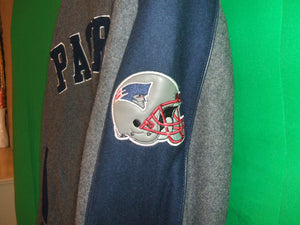 NFL  New England Patriots Authentic Wool with Leather Jacket
