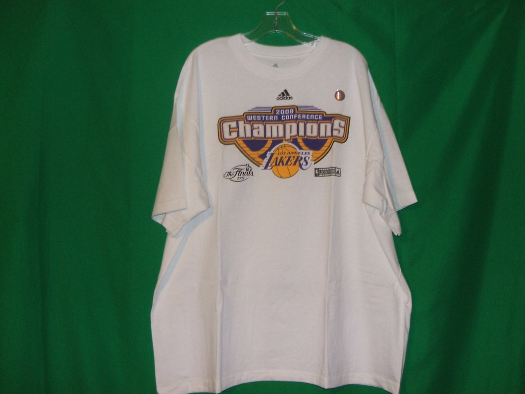 NBA Los Angeles Lakers Adidas MEMORABILIA* 2009 Champions T-Shirt