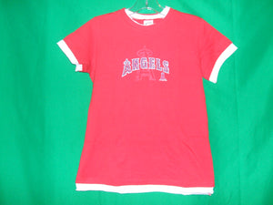 MLB Ladies Los Angeles Angels  G-III Sports T-Shirt with Rhinestones