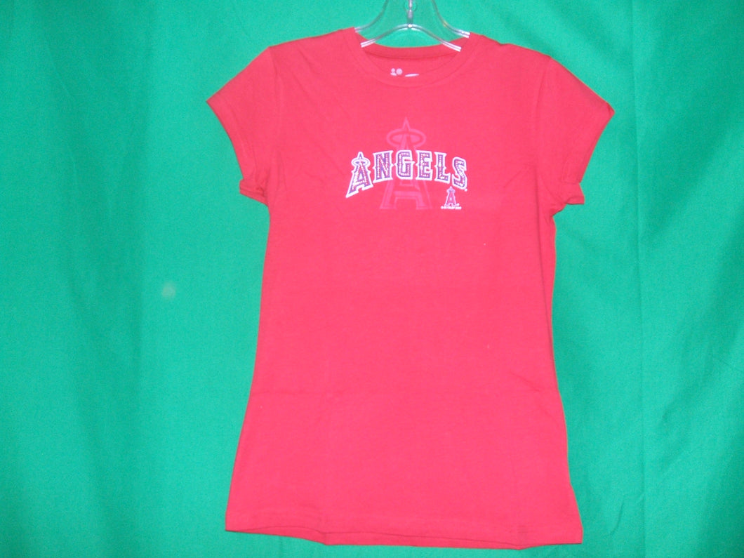 MLB Ladies Los Angeles Angels  G-III Sports * T-Shirt with Rhinestones