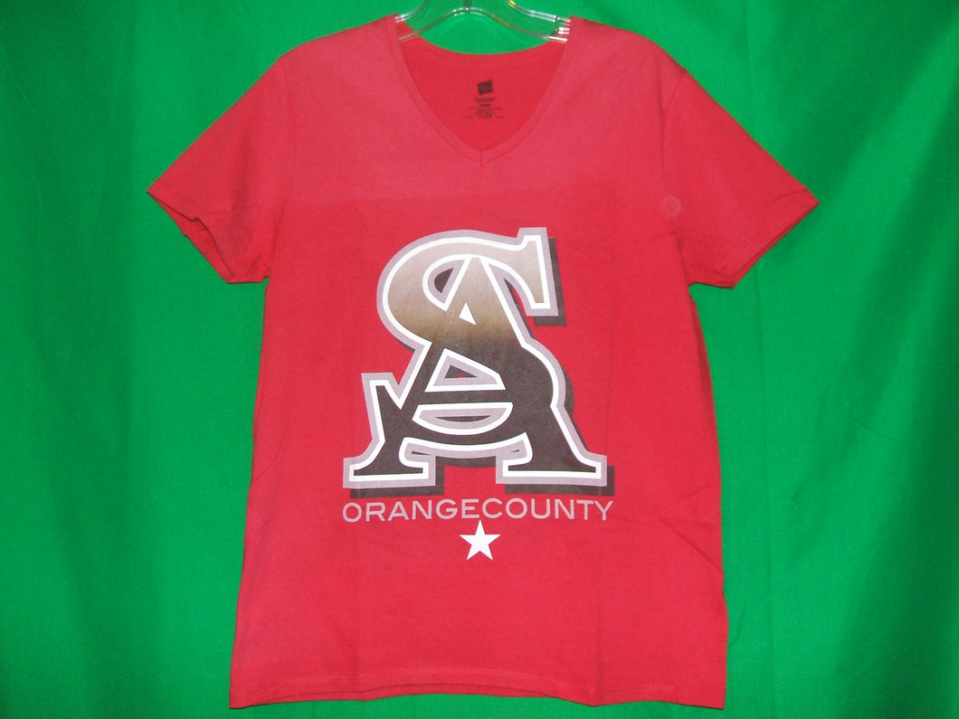 Santa Ana SA Orange County Ladies Napsac* V-Neck T-Shirt