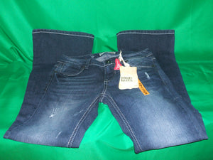 Women Vintage Paris Blues Flare Denim Pants Jeans