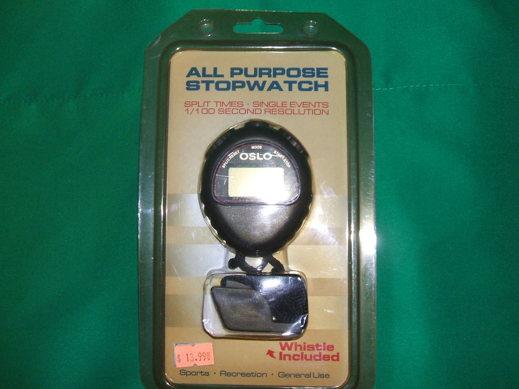 All Purpose Stopwatch with Whistle Included