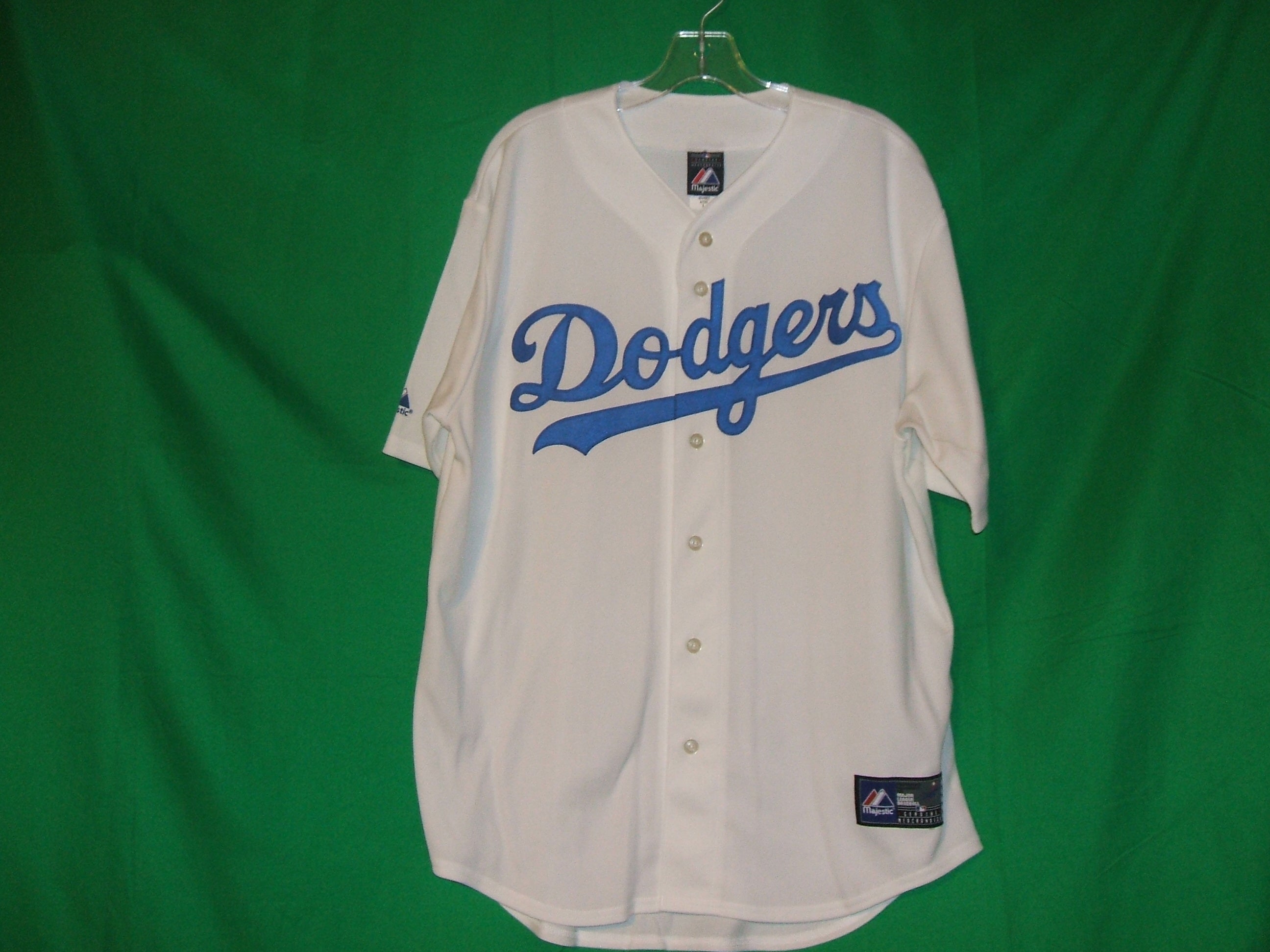 Original Majestic Authentic Los Angeles Dodgers Blank Home Jersey