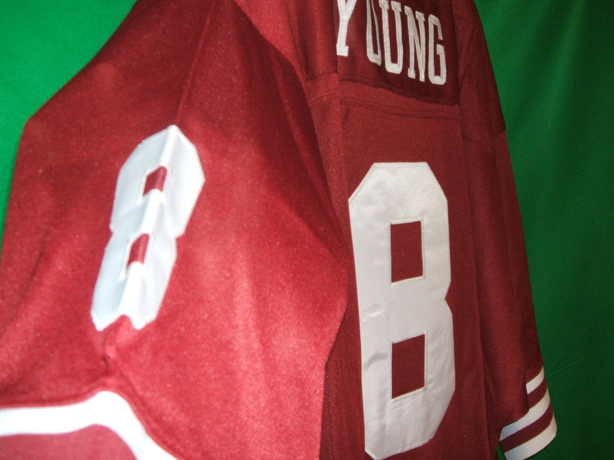 49ers Steve Young #8 75th Anniversary Throwback 1994 Mitchell Ness