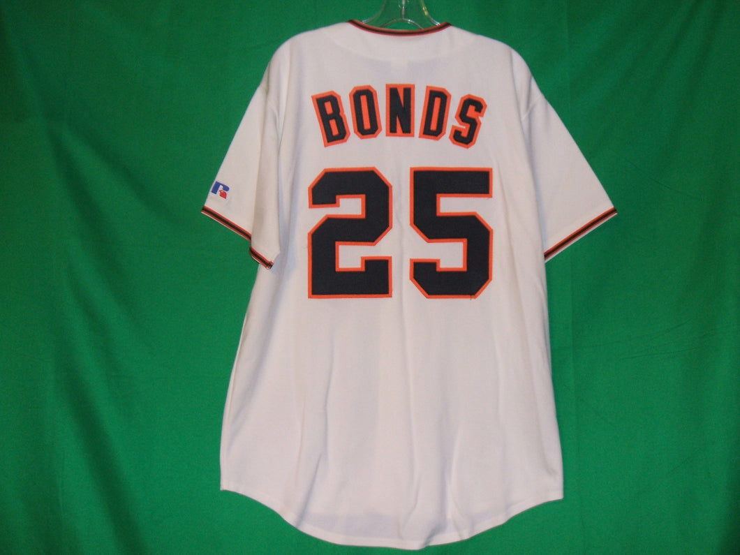 MLB  Russell Athletics San Francisco Giants #25 Barry Bonds Jersey