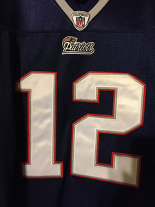 NFL New England Patriots  Reebok on Field Authentic Game Jersey BRADY 12