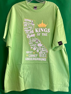 KINGS of THE WESTCOAST UNDERGROUND Hip-Hop Music T-Shirts