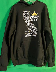 KINGS of THE WESTCOAST UNDERGROUND Hip-Hop Music-Pullover Hoodies